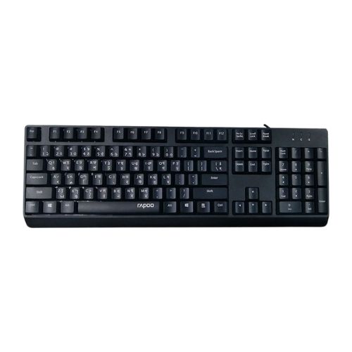 Rapoo NK1900 Wired Black Keyboard