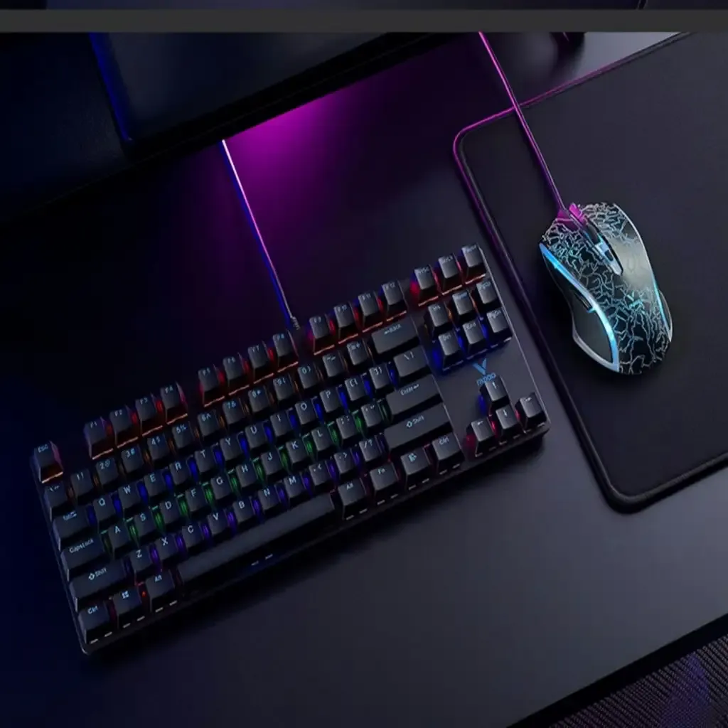 Rapoo V500 PRO-87 Wired Mechanical Gaming Keyboard