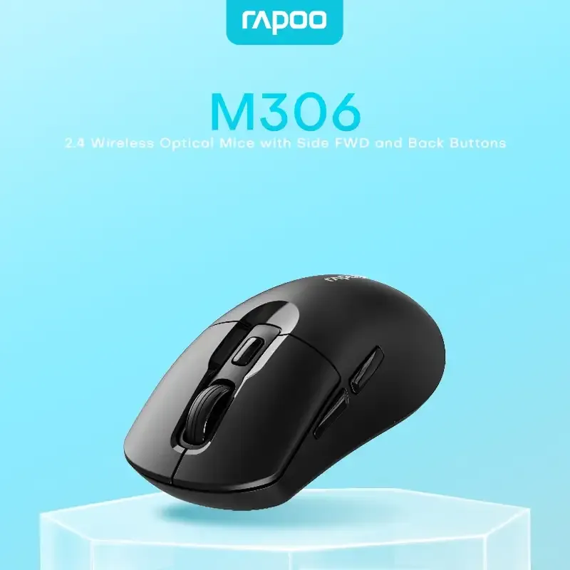 Rapoo M306 Wireless Black Optical Mouse