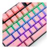 Redragon A130 Pink Keycaps Mod Kit Cherry MX Style Mechanical Gaming Keyboard