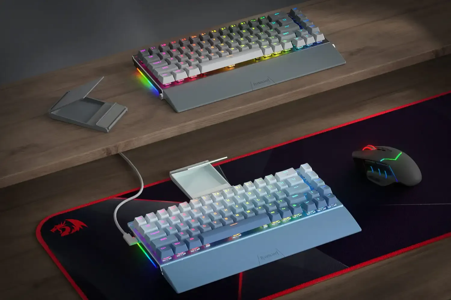 Redragon K641 Shaco Pro RGB Tri-Mode Wireless Mechanical Gaming Keyboard