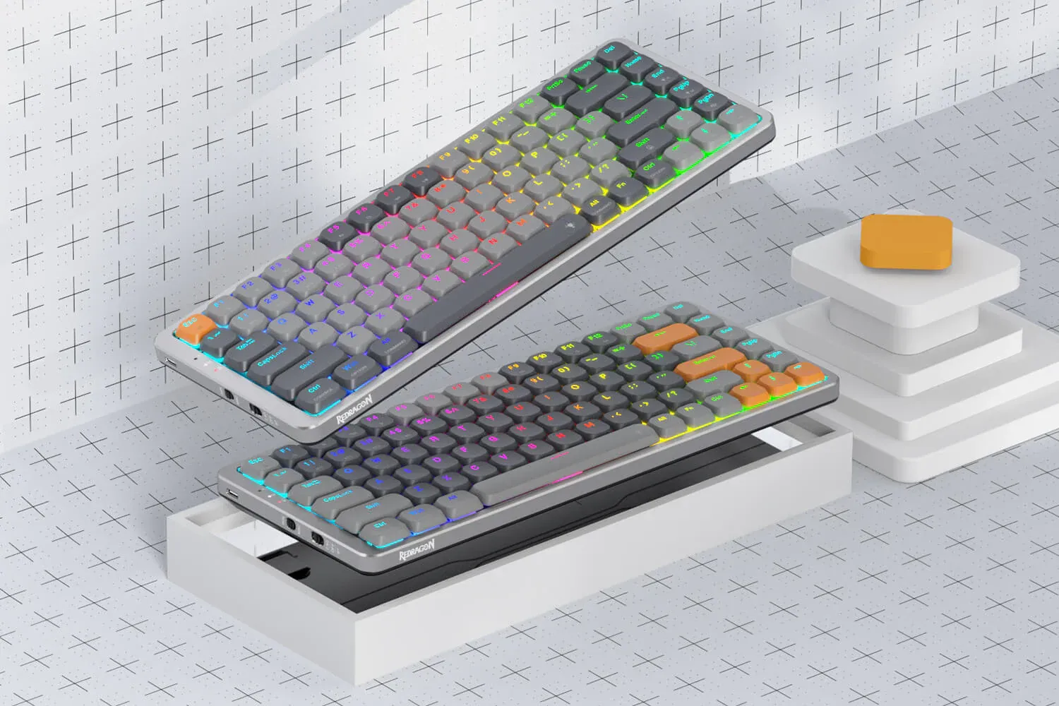 Redragon AZURE K652 84 Key RGB Mechanical Gaming Keyboard