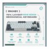 Royal Kludge RK H81 RGB Tri-Mode Hot-Swappable Mechanical Gaming Keyboard
