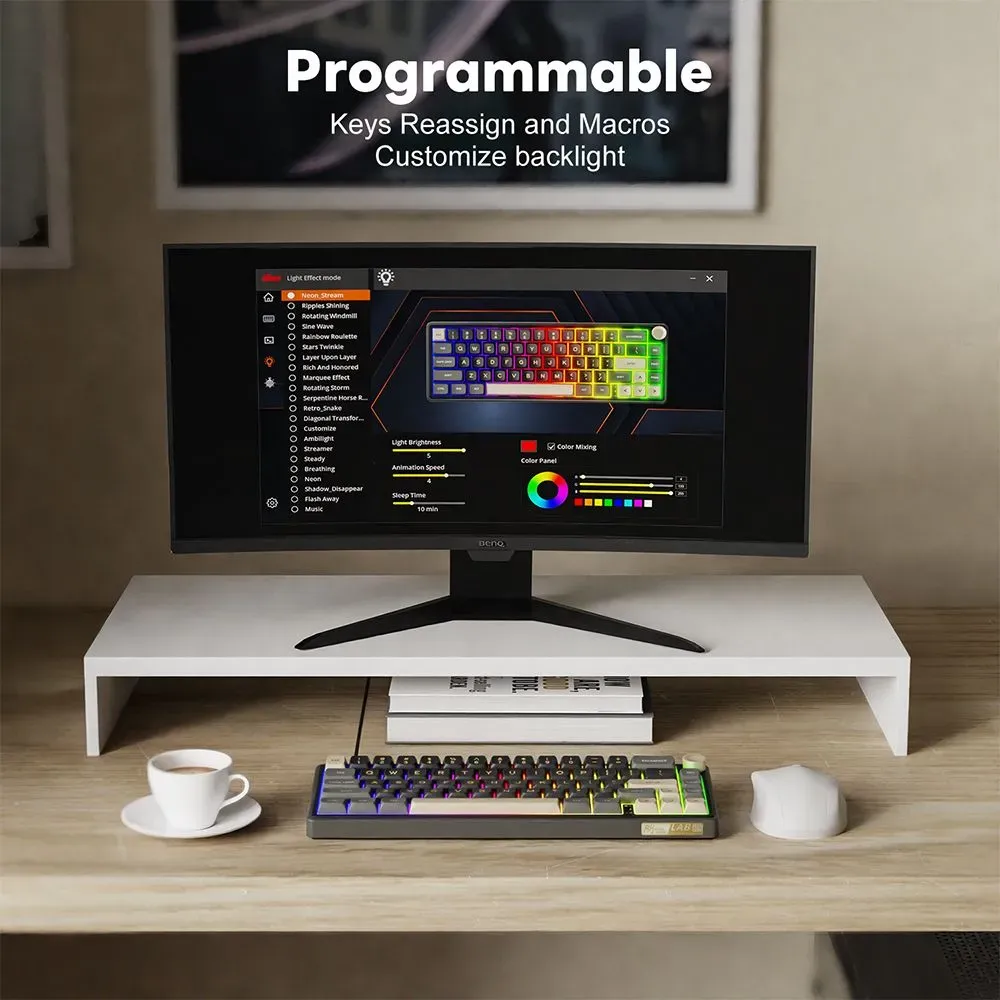 Royal Kludge RK R65 RGB Hotswappable Mechanical Keyboard