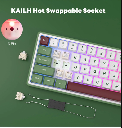 Royal Kludge RK R65 RGB Hotswappable Mechanical Keyboard