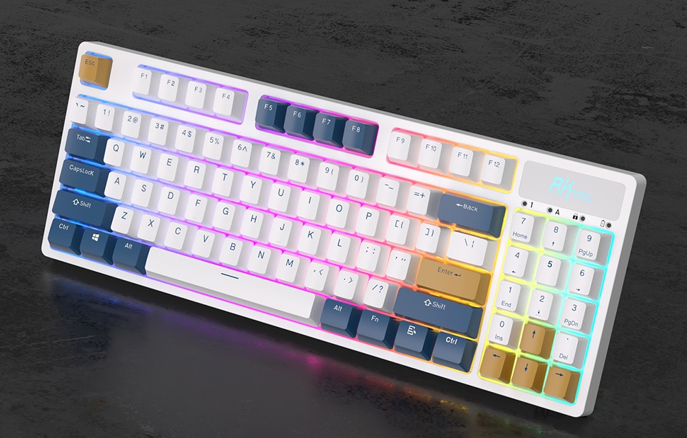 Royal Kludge RK89 Tri Mode Hot Swappable RGB Mechanical Gaming Keyboard