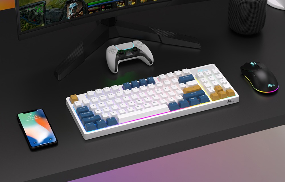 Royal Kludge RK89 Tri Mode Hot Swappable RGB Mechanical Gaming Keyboard