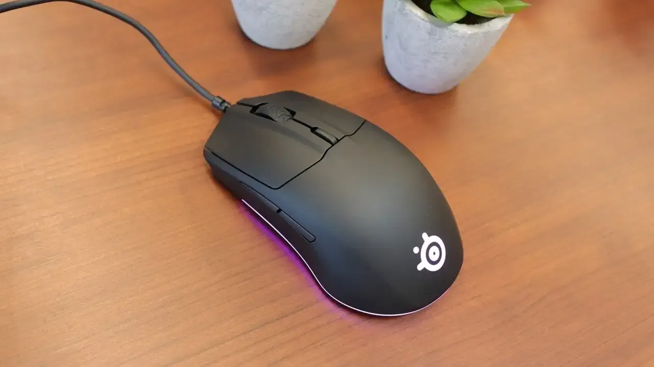 SteelSeries Rival 3 TrueMove Sensor Prism Lighting Wired Gaming Mouse
