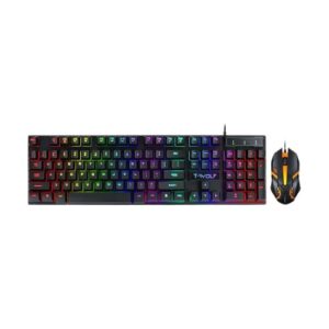 T-Wolf TF200 Gaming Keyboard Mouse Combo