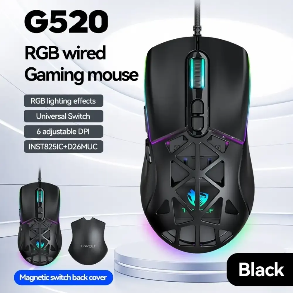 T-Wolf G520 Wired Gaming Mouse