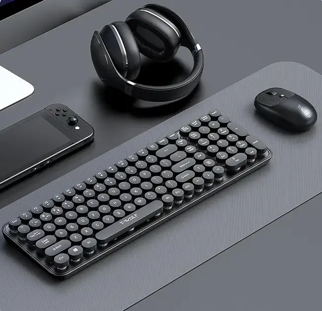 T-Wolf TF350 Wireless Keyboard Mouse Combo