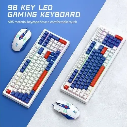 T-Wolf TF610 RGB Gaming Keyboard Mouse Combo