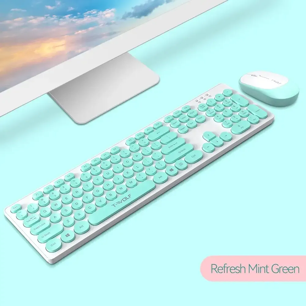 T-Wolf TF770 Wireless Keyboard Mouse Combo 