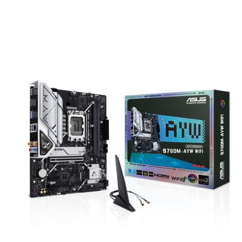 ASUS B760M-AYW WIFI mATX Motherboard