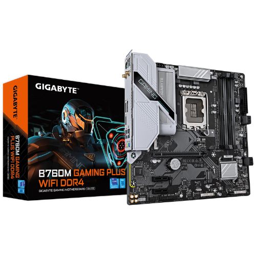 GIGABYTE B760M GAMING PLUS WIFI DDR4 Micro ATX Motherboard