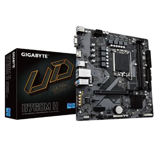 GIGABYTE B760M H DDR5 Micro ATX Motherboard