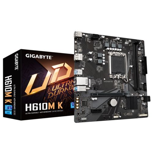 GIGABYTE H610M K DDR5 Micro ATX Motherboard