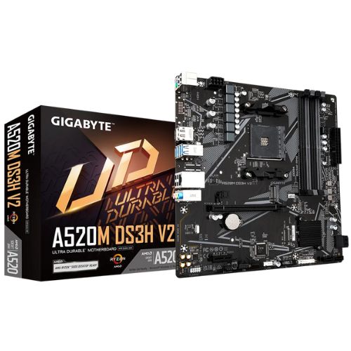 Gigabyte A520M DS3H V2 Micro-ATX DDR4 AMD AM4 Motherboard