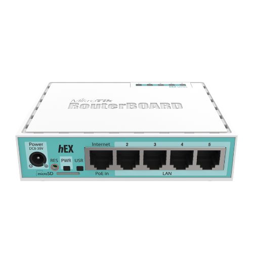 Mikrotik Hex RB750GR3 Plastic Body Gigabit Ethernet Router