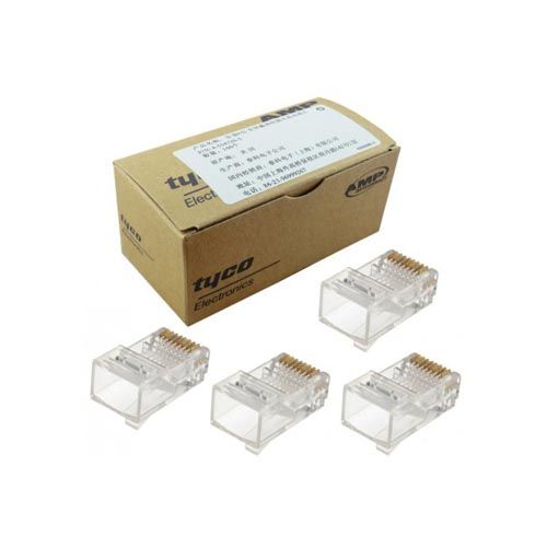 AMP RJ-45 Cat5 Connector of Full Box (100 Pcs)