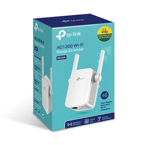 TP-Link RE305 AC1200 Mbps Dual-Band Mesh Wireless Range Extender